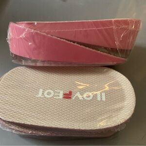 ILovFEOT Pink Women's shoe insert lifters 2 packs